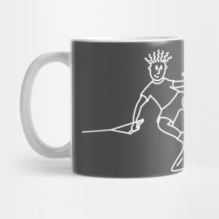 Dude wakeboarding Mug